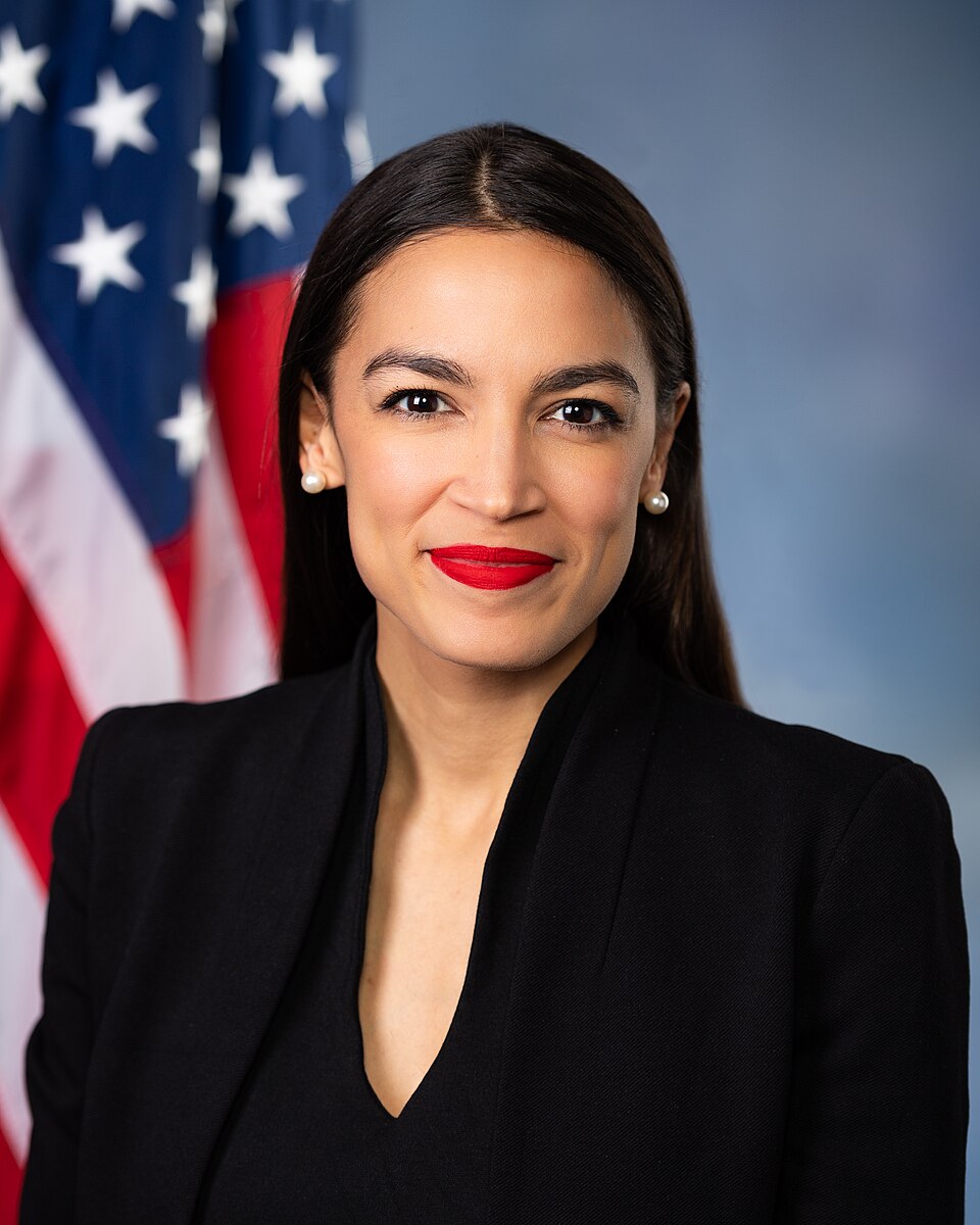 Official portrait of Alexandria Ocasio-Cortez
